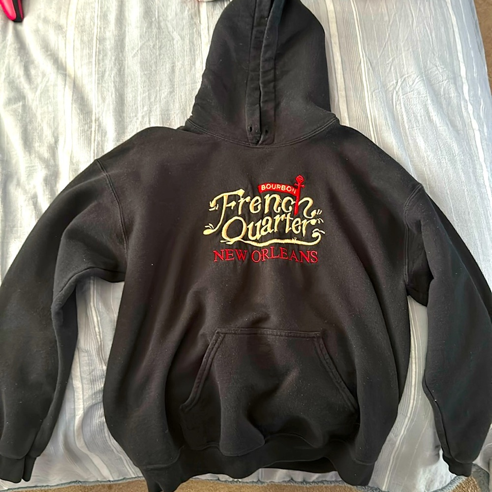 Black French Quarter New Orleans Hoodie